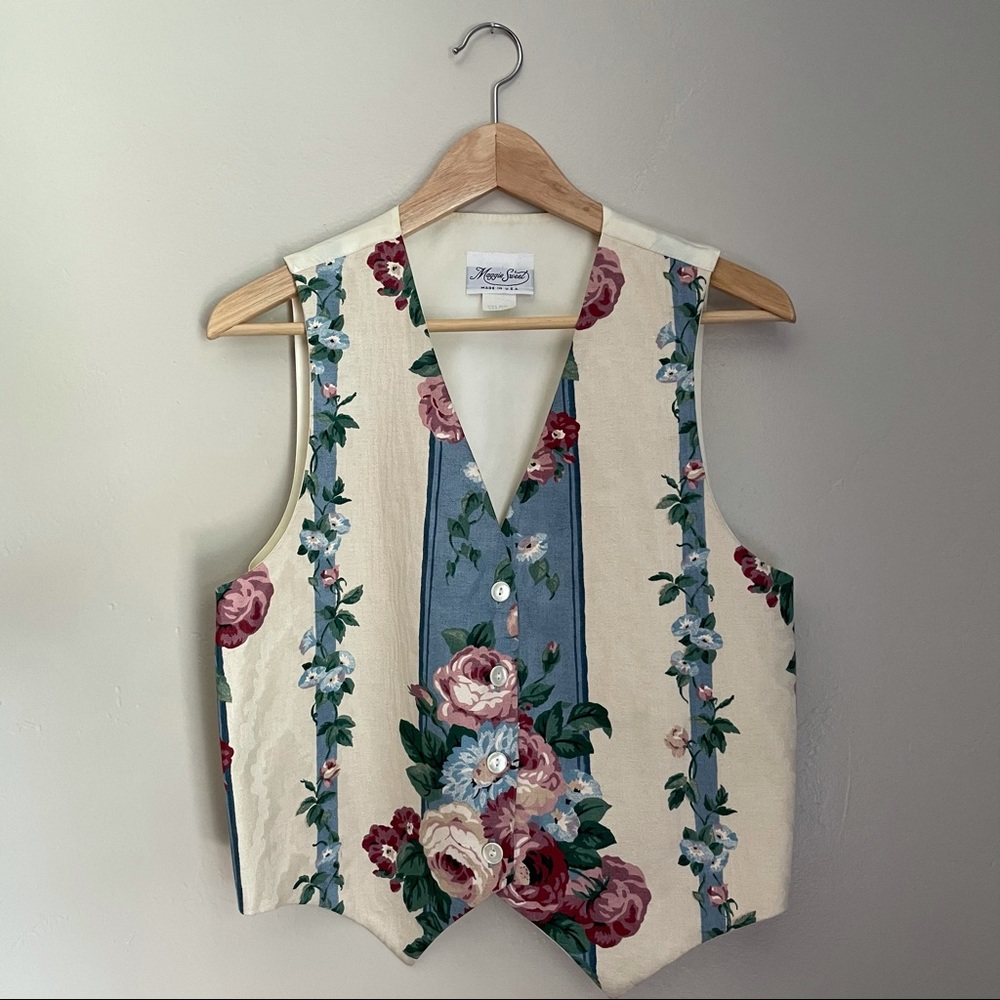 Maggie Sweet Vintage Patterned Vest